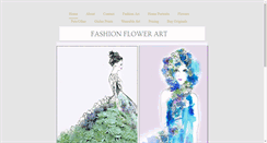 Desktop Screenshot of fashionflowerart.com